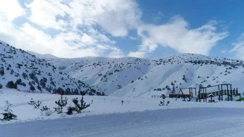 Free Video Stock Ski Slopes In The Day Live Wallpaper - Free Live Wallpaper
