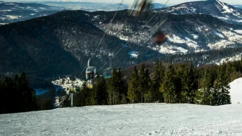 Free Video Stock Ski Resort Time Lapse Live Wallpaper - Free Live Wallpaper