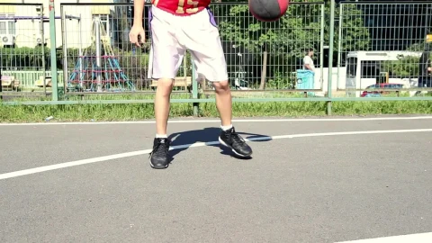 Free Video Stock Skillful Basketball Player Dribbling The Ball Live Wallpaper - Free Live Wallpaper