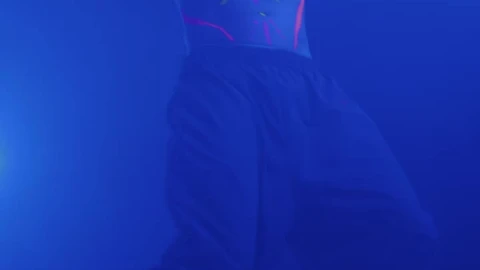 Free Video Stock Skillful Boy Dancing With A Mask With Lights Live Wallpaper - Free Live Wallpaper