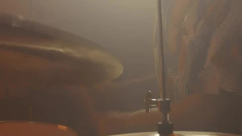 Free Video Stock Skillful Drummer Playing In The Dark Live Wallpaper - Free Live Wallpaper