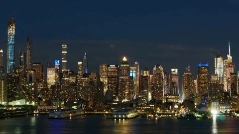 Free Video Stock Skyscraper Lights Across The City Live Wallpaper - Free Live Wallpaper
