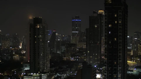 Free Video Stock Skyscraper Lights In Thailand Live Wallpaper - Free Live Wallpaper