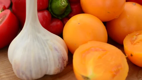 Free Video Stock Sliced Fresh Fruit And Vegetables Live Wallpaper - Free Live Wallpaper