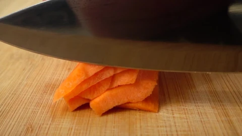 Free Video Stock Slicing Carrot On A Board Live Wallpaper - Free Live Wallpaper