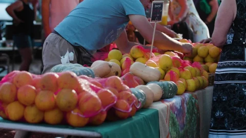 Free Video Stock Slow Motion Video Of A Fruit And Veggie Stand Live Wallpaper - Free Live Wallpaper