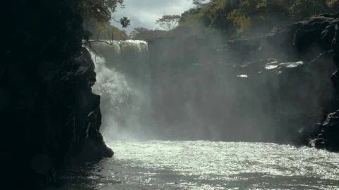 Free Video Stock Slow Motion Waterfall And Mist Live Wallpaper - Free Live Wallpaper