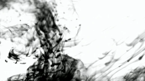 Free Video Stock Slow Moving Black Ink Floating In Water Live Wallpaper - Free Live Wallpaper