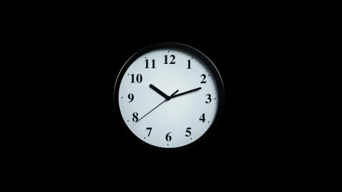 Free Video Stock Slowly Approaching A Clock On A Black Background Live Wallpaper - Free Live Wallpaper