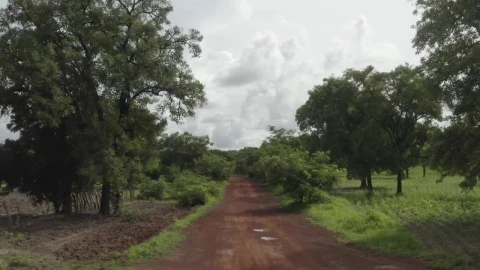 Free Video Stock Small Bike Travelling Down A Muddy Road Live Wallpaper - Free Live Wallpaper