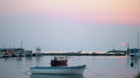 Free Video Stock Small Boats Tied In A Harbor Live Wallpaper - Free Live Wallpaper