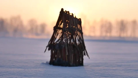Free Video Stock Small Cabin In The Snow Live Wallpaper - Free Live Wallpaper