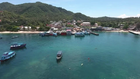 Free Video Stock Small Caribbean Port In A Village Live Wallpaper - Free Live Wallpaper