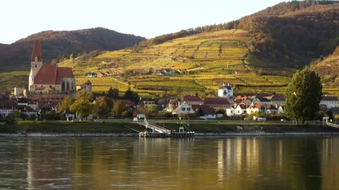 Free Video Stock Small European Town Near The Lake Live Wallpaper - Free Live Wallpaper