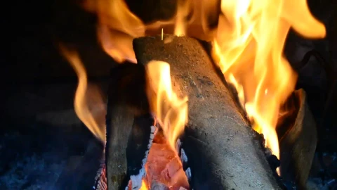 Free Video Stock Small Indoor Fire Burning Live Wallpaper - Free Live Wallpaper