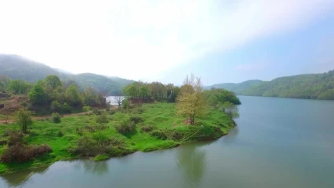 Free Video Stock Small Island In The Middle Of A Lake Live Wallpaper - Free Live Wallpaper