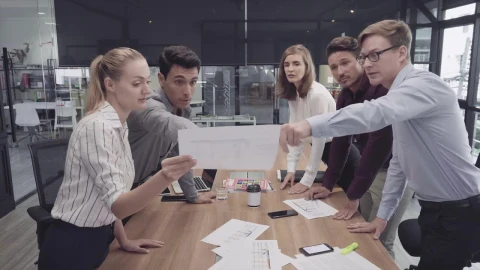 Free Video Stock Small Team Working Together In An Agency Live Wallpaper - Free Live Wallpaper