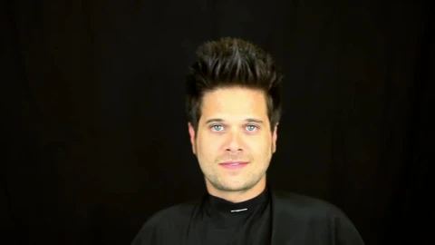 Free Video Stock Smiling Man After A Haircut Live Wallpaper - Free Live Wallpaper