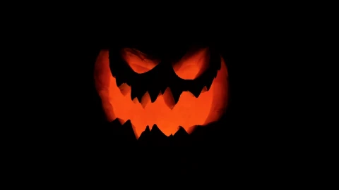 Free Video Stock Smiling Silhouette Of A Halloween Pumpkin Live Wallpaper - Free Live Wallpaper