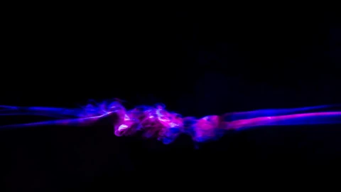 Free Video Stock Smoke And Neon Lights On Black Background Live Wallpaper - Free Live Wallpaper