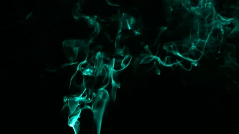 Free Video Stock Smoke With Fluorescent Particles On Black Background Live Wallpaper - Free Live Wallpaper