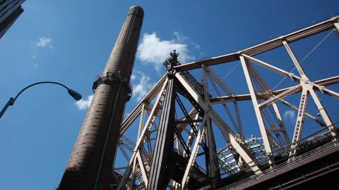 Free Video Stock Smokestack By A Bridge Live Wallpaper - Free Live Wallpaper