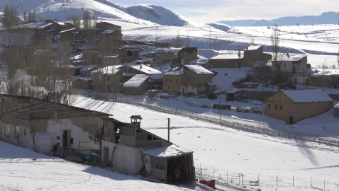 Free Video Stock Snow Covered Village Landscape Live Wallpaper - Free Live Wallpaper