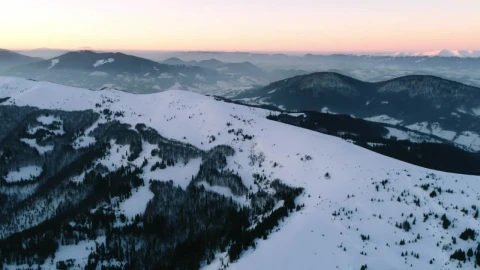 Free Video Stock Snow Covering A Landscape In The Mountains Live Wallpaper - Free Live Wallpaper