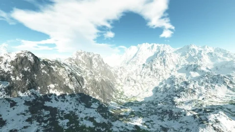 Free Video Stock Snow Dusted Mountains Live Wallpaper - Free Live Wallpaper
