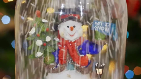 Free Video Stock Snowman Inside A Vase Live Wallpaper - Free Live Wallpaper