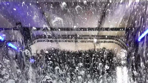Free Video Stock Soapy Windscreen In Car Wash Live Wallpaper - Free Live Wallpaper