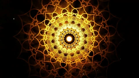 Free Video Stock Soaring Through Golden Rings Into A D Light Live Wallpaper - Free Live Wallpaper