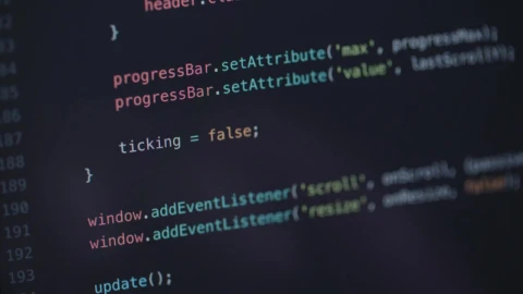 Free Video Stock Software Developer Typing Code Macro Close Up Live Wallpaper - Free Live Wallpaper