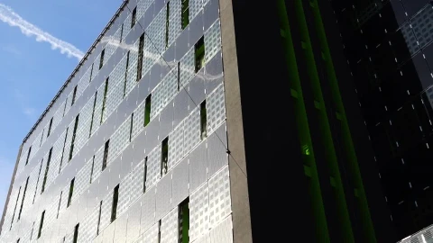 Free Video Stock Solar Panels On The Side Of A Building Live Wallpaper - Free Live Wallpaper
