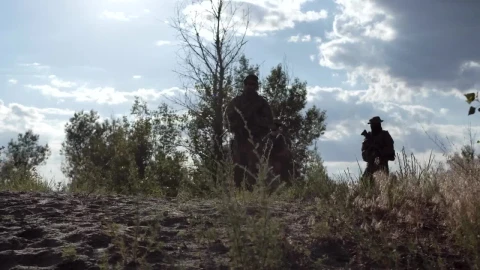 Free Video Stock Soldiers Walking And Posing Outdoors Live Wallpaper - Free Live Wallpaper