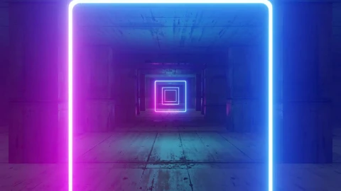 Free Video Stock Some Ancient Ruins With Neon Light Frames Live Wallpaper - Free Live Wallpaper
