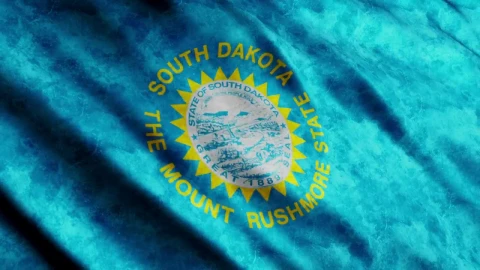 Free Video Stock South Dakota State Faded Flag Live Wallpaper - Free Live Wallpaper