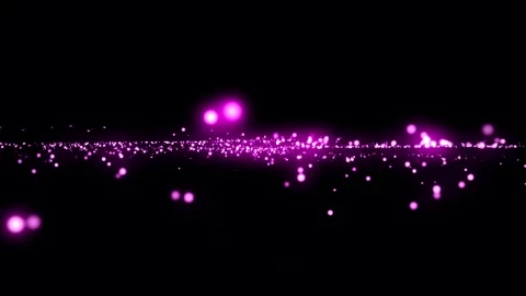 Free Video Stock Sparkles Of Neon Lights Flying In The Dark Live Wallpaper - Free Live Wallpaper