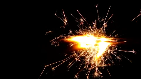 Free Video Stock Sparks Flame Lights Burning From The Right Of The Video Live Wallpaper - Free Live Wallpaper