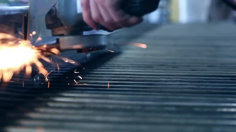 Free Video Stock Sparks From A Grinder In The Factory Live Wallpaper - Free Live Wallpaper