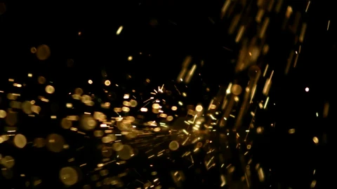 Free Video Stock Sparks Hitting A Black Surface In Slow Motion Live Wallpaper - Free Live Wallpaper