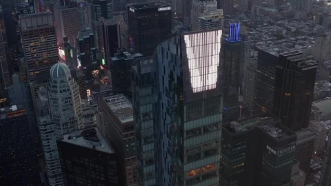 Free Video Stock Spectacular Epic Shot Of Skyscrapers In Manhattan Live Wallpaper - Free Live Wallpaper