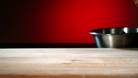 Free Video Stock Spiced Chicken Wings Falling Into A Wooden Board Live Wallpaper - Free Live Wallpaper