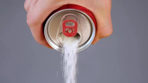 Free Video Stock Spilling White Sugar Falling Out Of A Soda Can Live Wallpaper - Free Live Wallpaper