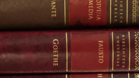 Free Video Stock Spines Of An Encyclopedia Of Classic Books Live Wallpaper - Free Live Wallpaper