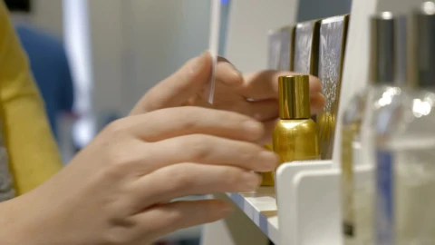 Free Video Stock Spraying A Perfume Sample In A Store Live Wallpaper - Free Live Wallpaper