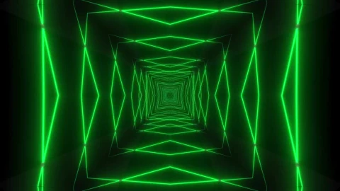 Free Video Stock Square Passageway Of Red And Green Lines Live Wallpaper - Free Live Wallpaper