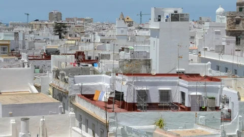 Free Video Stock Square Rooftops Across A City Live Wallpaper - Free Live Wallpaper