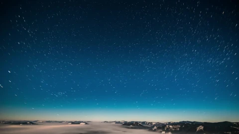 Free Video Stock Starry Sky At Night Over The Mountains Live Wallpaper - Free Live Wallpaper