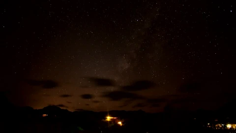 Free Video Stock Starry Sky At Night Time Lapse Live Wallpaper - Free Live Wallpaper